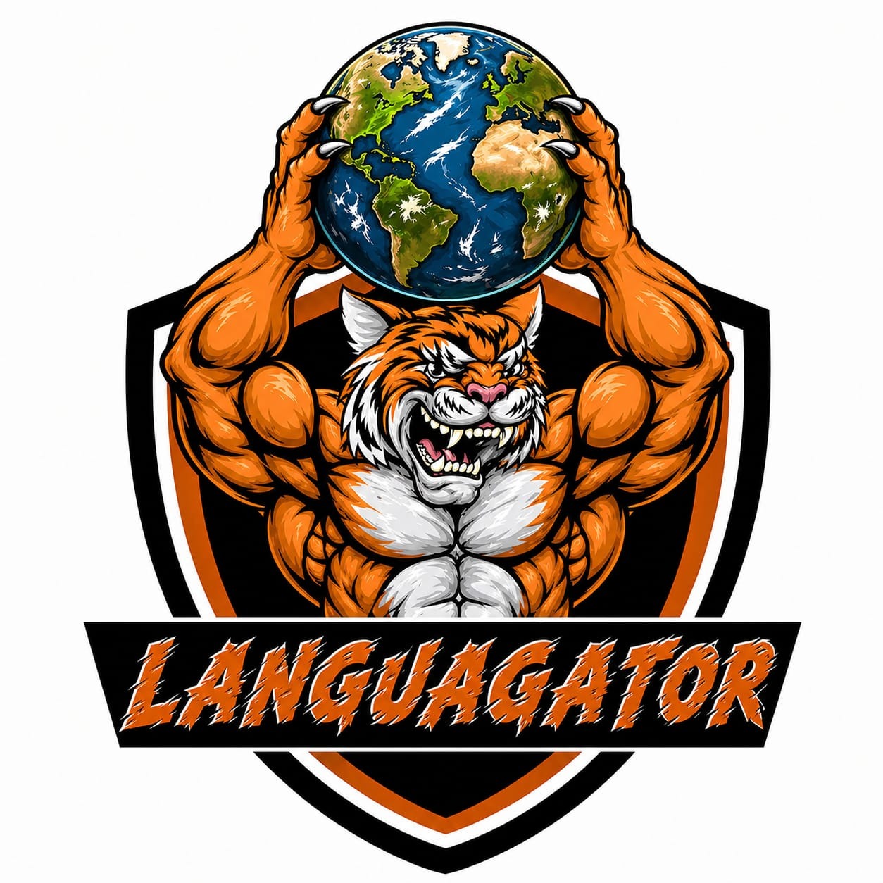 Languagator tiger logo